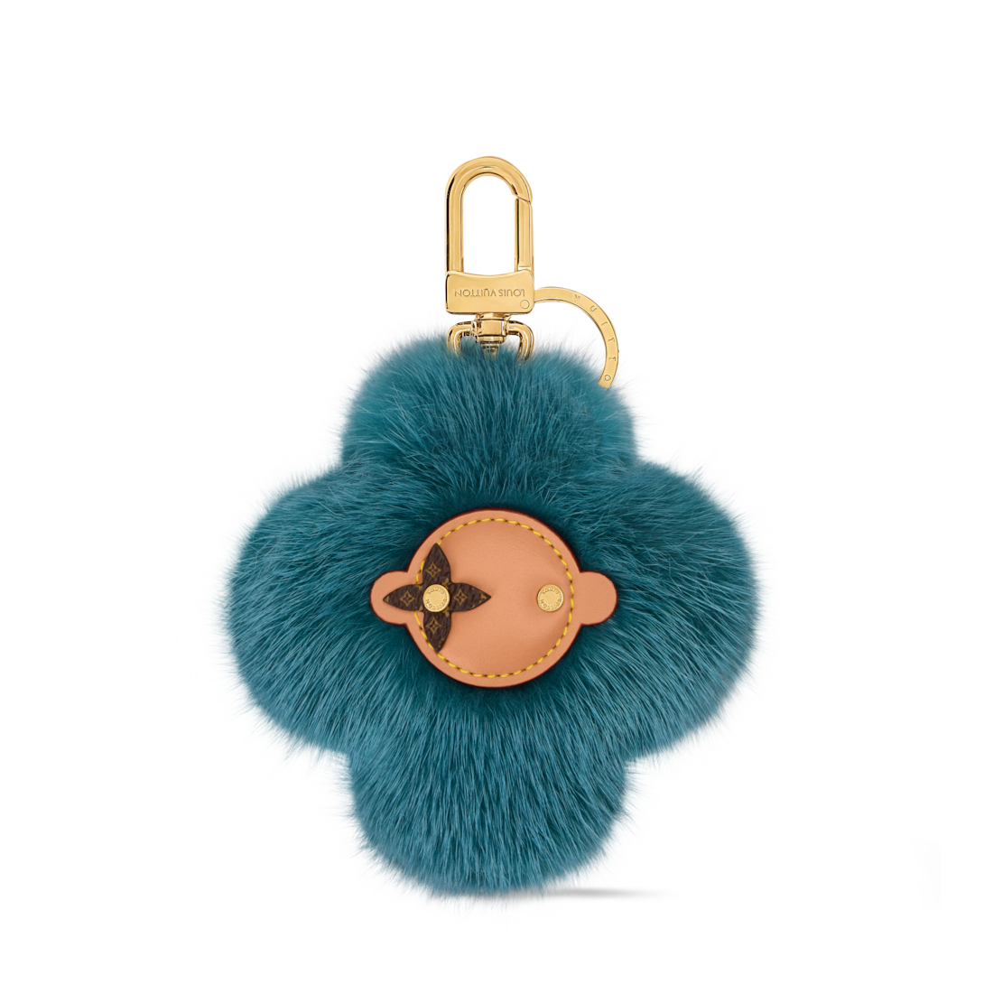 LOUIS VUITTON リアルファーキーホルダー louis-vuitton--